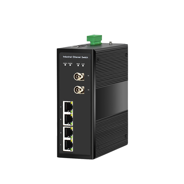 工业级2光4电支持Bypass非管理型交换机
