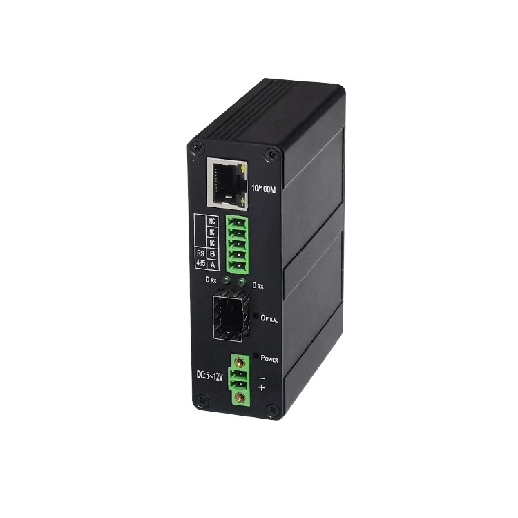 工业RS422串口+百兆以太网收发器