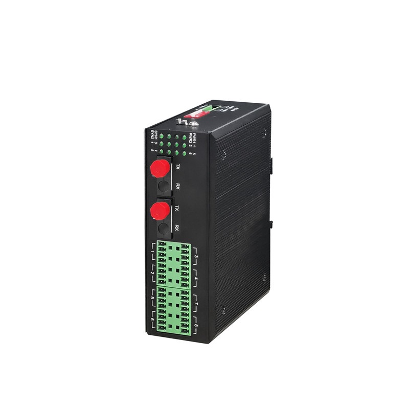 工业2路RS422串口环网光猫