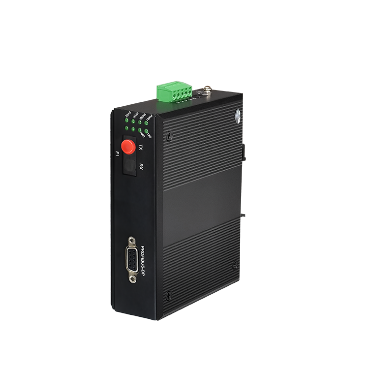 友联华工业级导轨式1路Profibus-DP光端机