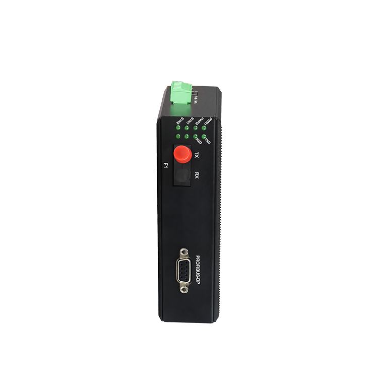 友联华工业级导轨式1路Profibus-DP光端机