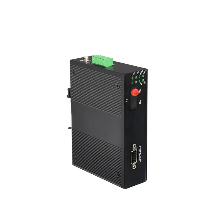 友联华工业级导轨式1路Profibus-DP光端机