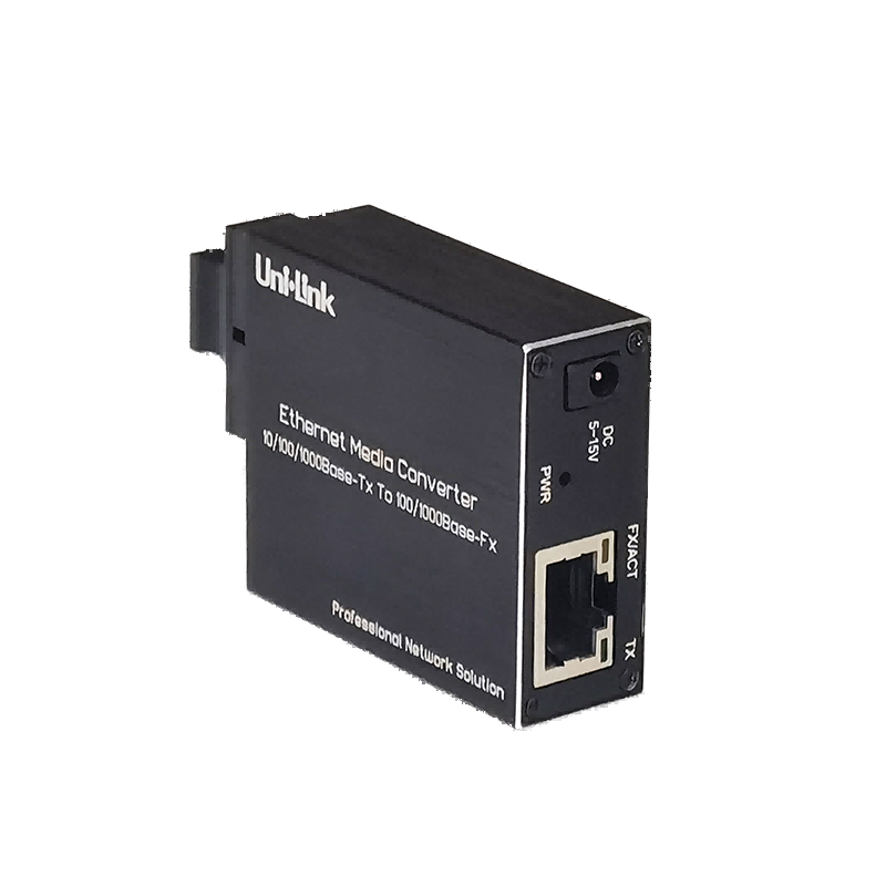 微型1光1电百兆光纤收发器