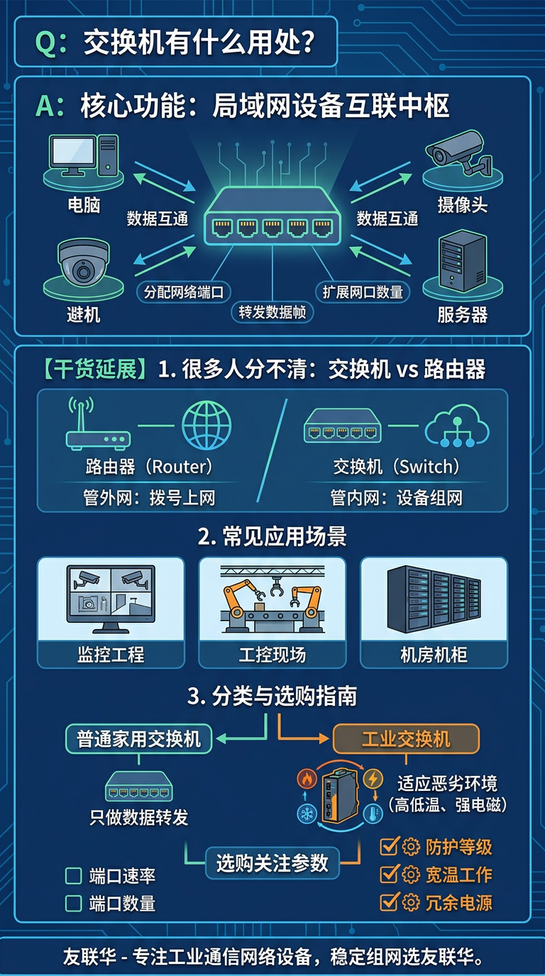 交换机的作用是什么