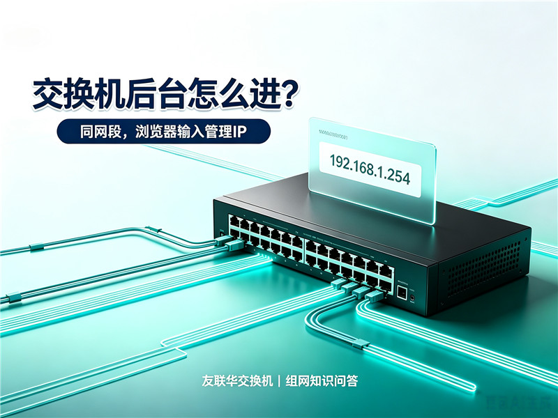 友联华交换机怎么进入管理后台？